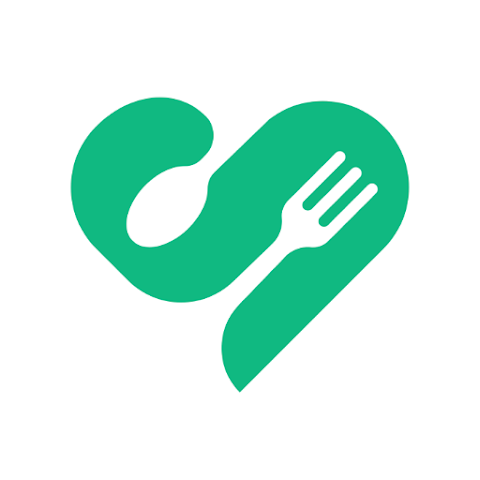 Track Treat app screen showing daily calories, a progress ring, macronutrient breakdown and an AI meal planner